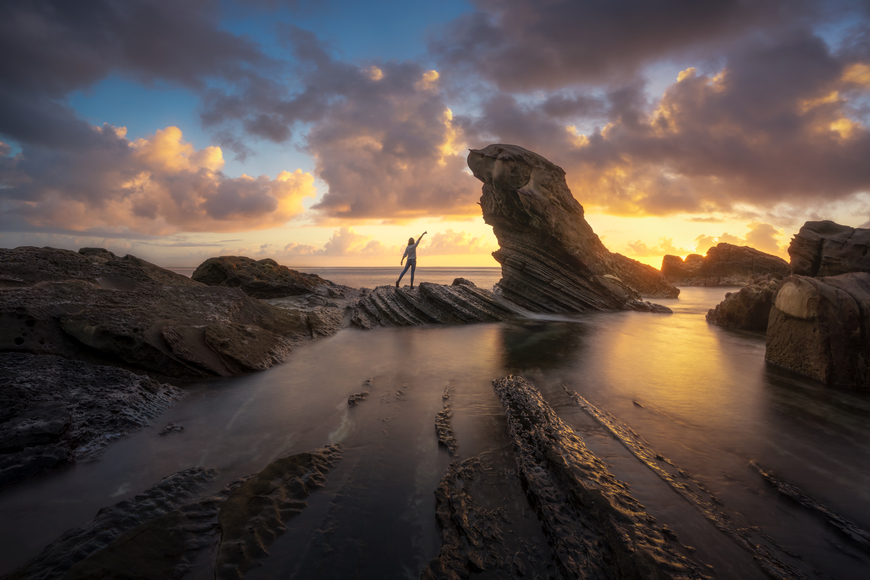 驚奇破曉 - 東北角海岸日出攻略(南雅奇岩)